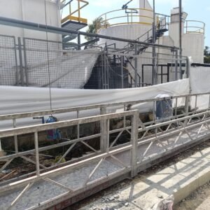 Andamio colgante eléctrico